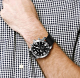 Fossil Nate Chronograph Black Dial Black Leather Strap Watch for Men - JR1436 Authentic Buy Shop Now