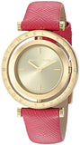 Michael Kors Averi Gold Dial Pink Leather Strap Watch for Women - MK2525 Authentic Buy Shop Now