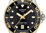 Tissot Seastar 1000 Black Dial Silver Steel Strap Watch For Men - T120.210.21.051.00 Authentic Buy Shop Now