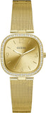 Guess Tapestry Diamonds Gold Dial Gold Mesh Bracelet Watch for Women - GW0354L2 Authentic Buy Shop Now