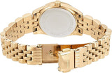 Michael Kors Lexington Quartz Orange Dial Gold Steel Strap Watch For Women - MK3284 Authentic Buy Shop Now