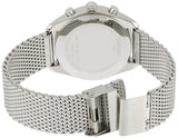Tissot PR 100 Chronograph White Dial Silver Mesh Bracelet Watch For Men - T101.417.11.031.02 Authentic Buy Shop Now