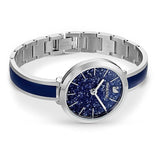 Swarovski Crystalline Delight Analog Blue Dial Two Tone Steel Strap Watch for Women - 5580533 Authentic Buy Shop Now