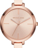 Michael Kors Jaryn Quartz Rose Gold Dial Rose Gold Steel Strap Watch For Women - MK3735 Authentic Buy Shop Now