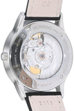 Movado 1881 Automatic Blue Dial Black Leather Strap Watch For Men - 606874 Authentic Buy Shop Now