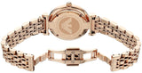 Emporio Armani Gianni T Bar Mother of Pearl Rose Gold Stainless Steel Strap Watch For Women - AR1909 Authentic Buy Shop Now