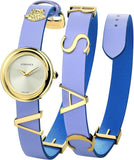 Versace V-Flare Silver Dial Purple Leather Strap Watch for Women - VEBN00318 Authentic Buy Shop Now