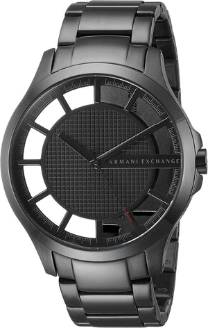 Armani Exchange Hampton Chronograph Grey Dial Grey Steel Strap Watch For Men - AX2188 Authentic Buy Shop Now