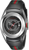 Gucci Sync Quartz Black Dial Black Rubber Strap Watch For Men - YA137301 Authentic Buy Shop Now
