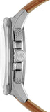 Michael Kors Ryker Chronograph Analog Blue Dial Brown Leather Strap Watch For Men - MK8518 Authentic Buy Shop Now