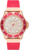 Michael Kors Everest Analog Rose Gold Dial Pink Silicone Strap Watch For Women - MK7359 Authentic Buy Shop Now