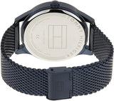 Tommy Hilfiger Damon Quartz Blue Dial Blue Mesh Bracelet Watch for Men - 1791421 Authentic Buy Shop Now