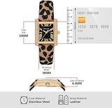 Michael Kors Emery Quartz Diamonds Black Dial Cheetah Print Leather Strap Watch For Women - MK7387 Authentic Buy Shop Now