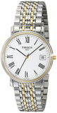 Tissot T Classic Desire White Dial Two Tone Watch For Men - T52.2.481.13 Authentic Buy Shop Now