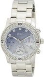 Guess Confetti Diamonds Blue Dial Silver Steel Strap Watch for Women - W0774L6 Authentic Buy Shop Now
