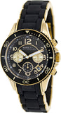 Marc Jacobs Rock Chronograph Black Dial Black Silicone Strap Watch for Women - MBM2598 Authentic Buy Shop Now