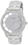 Guess Ethereal Diamonds Silver Dial Silver Steel Strap Watch for Women - W1013L1 Authentic Buy Shop Now