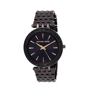 Michael Kors Darci Black Dial Black Steel Strap Watch for Women - MK3337 Authentic Buy Shop Now