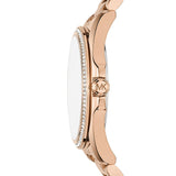 Michael Kors Bradshaw Quartz Rose Gold Dial Rose Gold Steel Strap Watch For Women - MK6556 Authentic Buy Shop Now