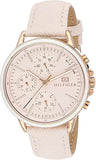 Tommy Hilfiger Carly Cream Dial Cream Leather Strap Watch for Women -1781789 Authentic Buy Shop Now