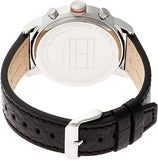 Tommy Hilfiger Jake Chronograph Black Dial Black Leather Strap Watch for Men - 1791232 Authentic Buy Shop Now