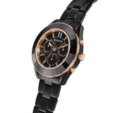 Swarovski Octea Lux Sport Black Dial Black Steel Strap Unisex Watch - 5610472 Authentic Buy Shop Now