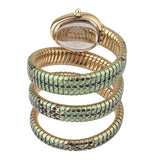 Just Cavalli Doppio Green Dial Multicolor Steel Strap Watch for Women - JC1L163M0055 Authentic Buy Shop Now