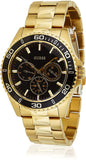 Guess BFF Multifunction Black Dial Gold Steel Strap Watch for Women - W0231L3 Authentic Buy Shop Now
