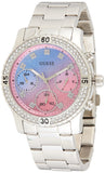 Guess Confetti Multicolored Dial Silver Steel Strap Watch For Women - W0774L1 Authentic Buy Shop Now