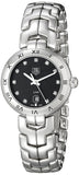 Tag Heuer Link Quartz Diamonds Black Dial Silver Steel Strap Watch for Women - WAT1410.BA0954 Authentic Buy Shop Now