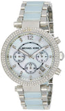 Michael Kors Parker White Dial Two Tone Steel Strap Watch for Women - MK6138 Authentic Buy Shop Now