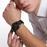 Fossil Machine Chronograph Black Dial Black Steel Strap Watch for Men - FS4682 Authentic Buy Shop Now