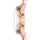 Michael Kors Brecken Chronograph Quartz Rose Gold Dial Rose Gold Steel Strap Watch For Women - MK6367 Authentic Buy Shop Now