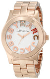 Marc Jacobs Rivera White Dial Rose Gold Steel Strap Watch for Women - MBM3138 Authentic Buy Shop Now