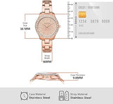 Michael Kors Liliane Three Hand Rose Gold Dial Rose Gold Steel Strap Watch For Women - MK4651 Authentic Buy Shop Now