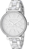 Michael Kors Sofie Analog White Dial Silver Steel Strap Watch For Women - MK4345 Authentic Buy Shop Now