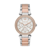 Michael Kors Parker White Dial Two Tone Steel Strap Watch for Women - MK5820 Authentic Buy Shop Now