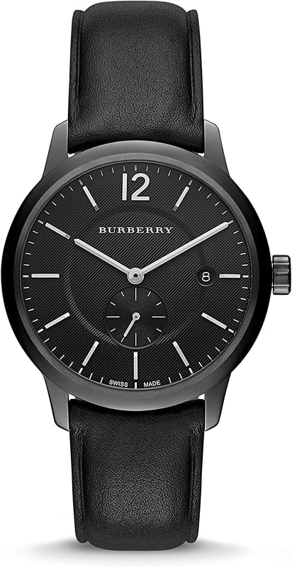 Burberry The Classic Black Dial Black Leather Strap Watch for Men - BU10003 Authentic Buy Shop Now
