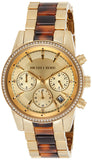 Michael Kors Ritz Gold Dial Two Tone Steel Strap Watch for Women - MK6322 Authentic Buy Shop Now