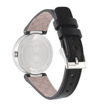 Gucci G Interlocking Black Dial Black Leather Strap Watch For Women - YA133501 Authentic Buy Shop Now