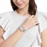 Michael Kors Darci Analog Pink Dial Silver Mesh Bracelet Watch For Women - MK4518 Authentic Buy Shop Now