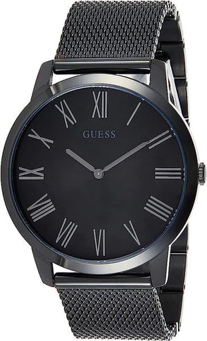 Guess Richmond Black Dial Black Mesh Bracelet Watch for Men - W1263G3 Authentic Buy Shop Now