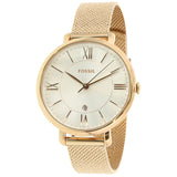 Fossil Jacqueline Mother of Pearl White Dial Gold Mesh Strap Watch for Women - ES4352 Authentic Buy Shop Now