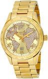 Michael Kors Layton Chronograph Gold Dial Gold Steel Strap Watch for Women - MK5959 Authentic Buy Shop Now