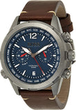Hugo Boss Nomad Blue Dial Brown Leather Strap Watch for Men - 1513773 Authentic Buy Shop Now