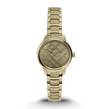 Burberry The Classic Champagne Dial Gold Steel Strap Watch for Women - BU10109 Authentic Buy Shop Now