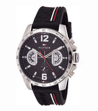 Tommy Hilfiger Decker Quartz Black Dial Black Rubber Strap Watch for Men - 1791473 Authentic Buy Shop Now