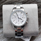 Michael Kors Ritz Silver Dial Silver Steel Strap Watch for Women - MK6428 Authentic Buy Shop Now