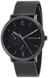 Tommy Hilfiger Brooklyn Black Dial Black Mesh Bracelet Watch for Men - 1791507 Authentic Buy Shop Now