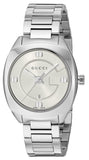 Gucci GG2570 White Dial Silver Steel Strap Watch For Women - YA142502 Authentic Buy Shop Now
